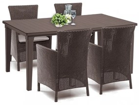 Set mobilier de grădină Futurowa 4+1 maro