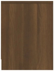 Noptiere, 2 buc., stejar maro, 40x30x40 cm, lemn prelucrat 2, Stejar brun