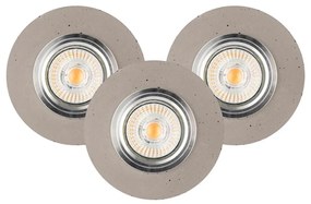 SET 3x corp de iluminat încastrat LED Spot-Light 2511336 VITAR 1xGU10/5W/230V