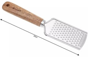 Set ustensile bucatarie Kassel KS 93706, 5 piese, Manere salcam, Otel inoxidabil