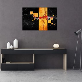 Tablou abstract - Dansatoare (90x60 cm)