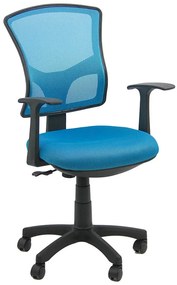 RESIGILAT - Scaun de birou din material respirabil mesh OFF 706 albastru