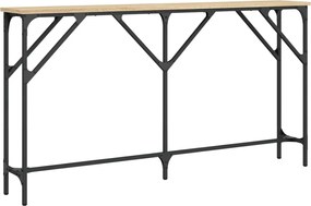 vidaXL Masă consolă, stejar sonoma, 140x23x75 cm, lemn prelucrat