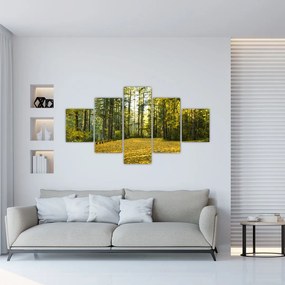 Tablou - pădurea toamna (125x70 cm), în 40 de alte dimensiuni noi