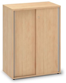 Dulap mediu ProOffice cu uși glisante 80 x 45 x 106,3 cm Wild Pear