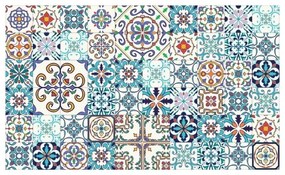 Set 60 autocolante de perete Ambiance Tiles Azulejos Antibes, 10 x 10 cm