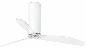 Ventilator cu telecomanda TUBE FAN M DC SMART alb mat/transparent