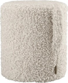 Taburet bej cu tapițerie din țesătură bouclé Teddy – Blomus