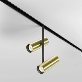 Spot LED, accesoriu pentru sina magnetica Exility, Elti Duo alama
