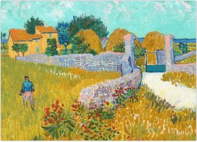 Tablou - Vincent van Gogh, Farmhouse in Provence, reproducere (70x50 cm)