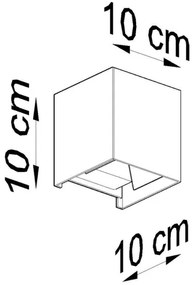 Aplică perete exterior LED LUCA LED/6W/230V IP54