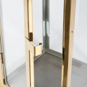 Felinar decorativ auriu, 49 cm