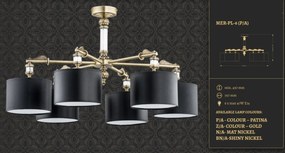 Lustra cu 6 brate eleganta design clasic MERANO