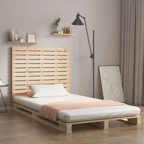 824673 vidaXL Tăblie de pat pentru perete, 96x3x91,5 cm, lemn masiv de pin