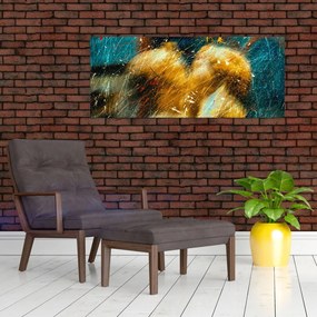 Tablou - Îngerii sărutăndu-se (120x50 cm)