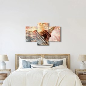 Tablou - Turnul Eiffel în stil vintage (90x60 cm)