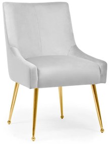Scaun Sizar gri/gold – H86 cm