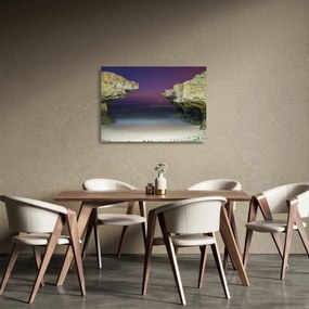 Tablou pe sticlă - recif de mare (70x50 cm)