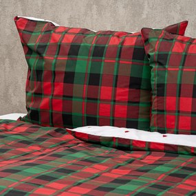Lenjerie de pat din bumbac 4Home Scotch winter, 140 x 220 cm, 70 x 90 cm