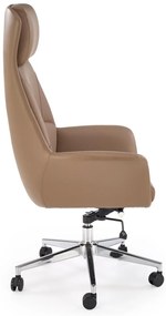 Scaun de birou Ederson piele ecologica cappuccino H131 cm
