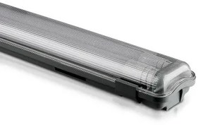 Corp led 2x18W etans IP65, tub inclus, 3400 lumeni, lumina rece, 6400K