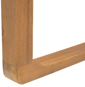 Scaun de grădină SASAN (maro deschis) (pernă cu dungi albastre). 1022839