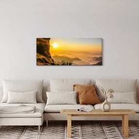 Tablou - Ceața de dimineață în vale (120x50 cm)