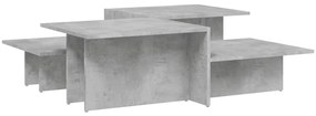 3216153 vidaXL Măsuțe de cafea, 2 buc., gri beton, lemn prelucrat