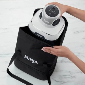 Friteuza cu aer cald 4in1 Ninja CRISPi FN102EU, 1700 W, 3,8 + 1,4 l, 70-185°C, TempWare, Placi ceramice, Fara PFAS, Design portabil, Alb