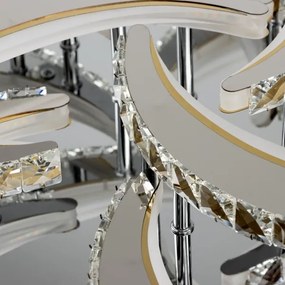 Lustră LED dimabilă aplicată Brilagi TWIST LED/180W/230V 3000-6500K + telecomandă