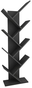Raft de bibliotecă Hitit Anthracite