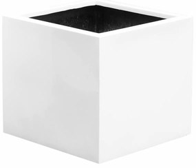 Ghiveci de flori Jumbo, alb lucios, dimensiuni multiple - PotteryPots Mărime: XL - v. 92 cm