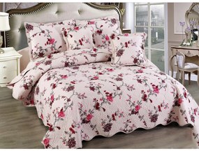 Cuvertura bumbac 100%, 5 piese, pat 2 persoane, 230x250 cm, CB230