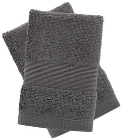Prosoape gri-închis 2 buc. din bumbac din frotir 30x30 cm Anti-Bacterial – Catherine Lansfield