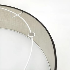 Plafonieră Brilagi BELLADONNA 3xE27/15W/230V d. 50 cm crem/stejar