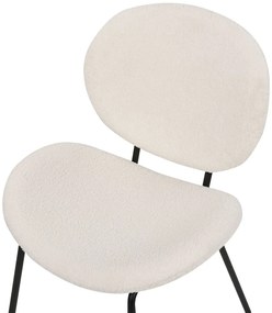 Set 2 buc scaune de sufragerie Luaza (alb). 1081043