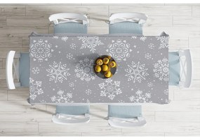 Față de masă din amestec de bumbac cu model de Crăciun Minimalist Cushion Covers Holly Night, 140 x 180 cm