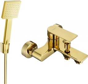 Mexen Royo R45 baterie de cadă cu set de duș, auriu - 7223R45-50