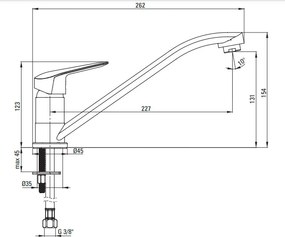 Boro 🚰 baterie chiuveta bucatarie BMO_060M
