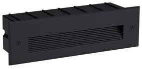 Spot LED incastrabil exterior, ambiental, IP65, POLKA negru