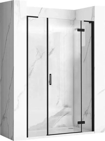 Usa de nisa batanta Rea Hugo 120 cm sticla 6 mm negru