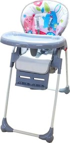 Scaun de masa pentru copii si bebe Baby Care™ CC reglabil in 3 trepte,pliabil, centura de siguranta, sezut comfortabil, masuta detasabila, pozitie