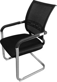 Scaun de conferinţe, negru, FAJE