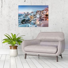 Tablou - Amurg în Santorini (70x50 cm), în 40 de alte dimensiuni noi