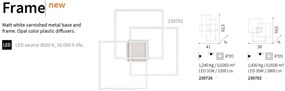 Lustra LED aplicata design geometric FRAME-1 PL 230726 IDL