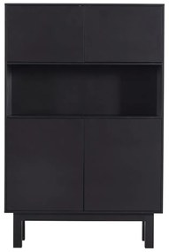 Dulap negru din lemn de pin 110x170 cm Finca – WOOOD