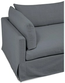 Canapea gri închis 244 cm Horn – Scandic