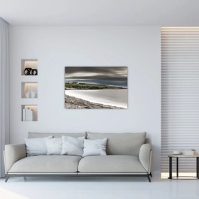 Tablou cu lac în amurg (90x60 cm)