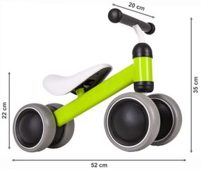 Bicicletă fără pedale, pentru copii Green Mini