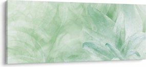 Tablou - Floare verde (120x50 cm)